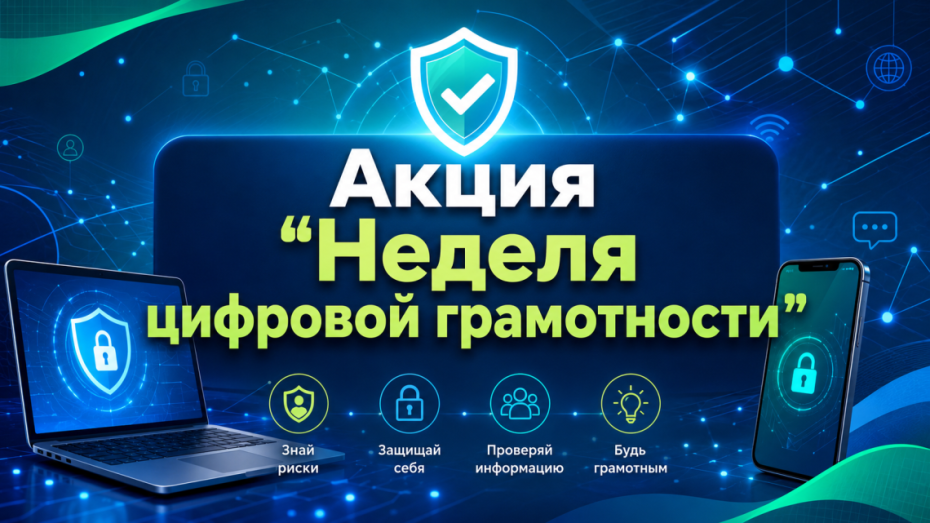 Неделя цифровой грамотности с 17 по 21 августа 2026 года